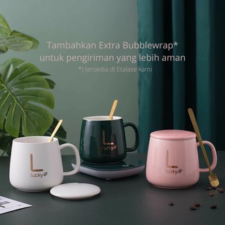 Mug Pemanas Susu Listrik Cangkir Penghangat Teh Minuman