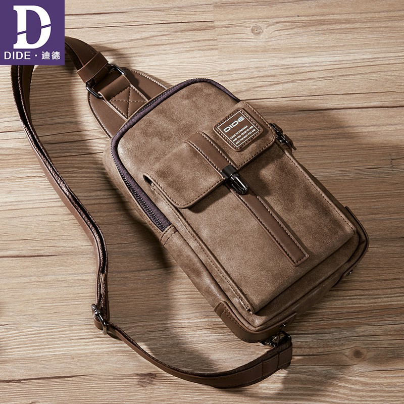 TAS SELEMPANG PRIA KULIT / TAS SLEMPANG / TAS DADA / TAS DIDE CHEST BAG EXCLUSIVE - DIDE-JG834