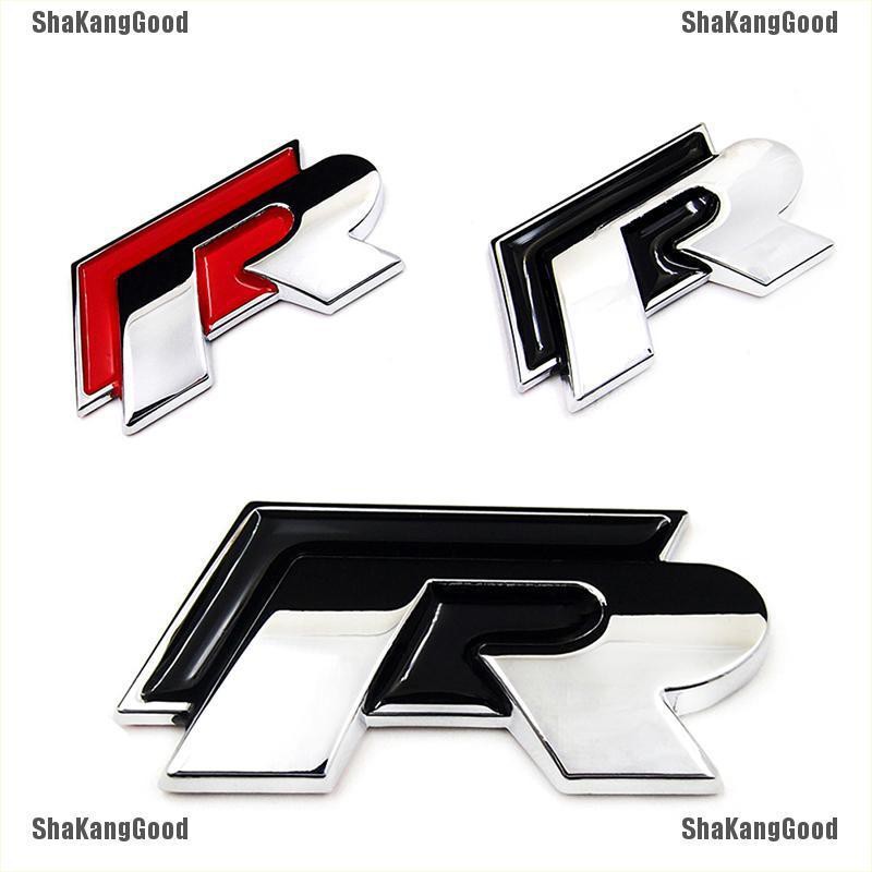 Stiker Emblem Fad shakang rline R Line Bahan Metal untuk Mobil VW Golf