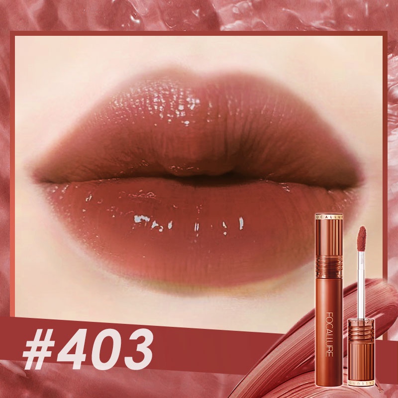[BPOM]FOCALLURE Jelly-Clear Dewy Lip Tint--Tahan lama Lipstick-#403🔥🔥🔥
