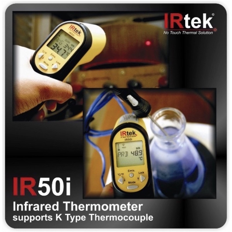 IRTEK IR50i Infrared Thermometer Gun -60 to 500 Derajat