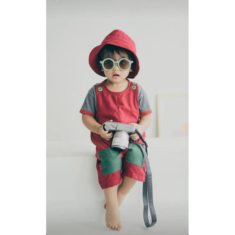 Celoteh Little Goods - Coco pocket romper anak