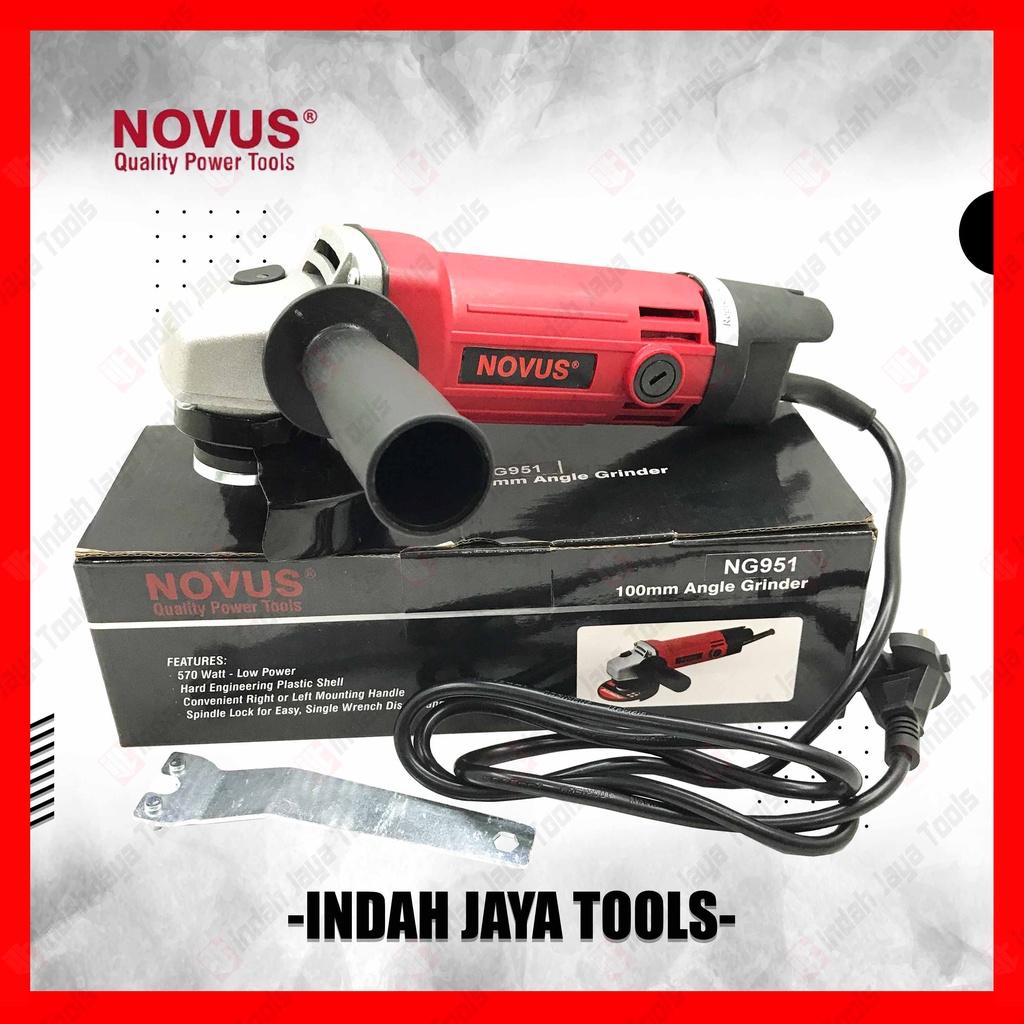 NOVUS NSG954 Mesin Gerinda Tangan 4 Inch - Gurinda Disc Grinder Angle