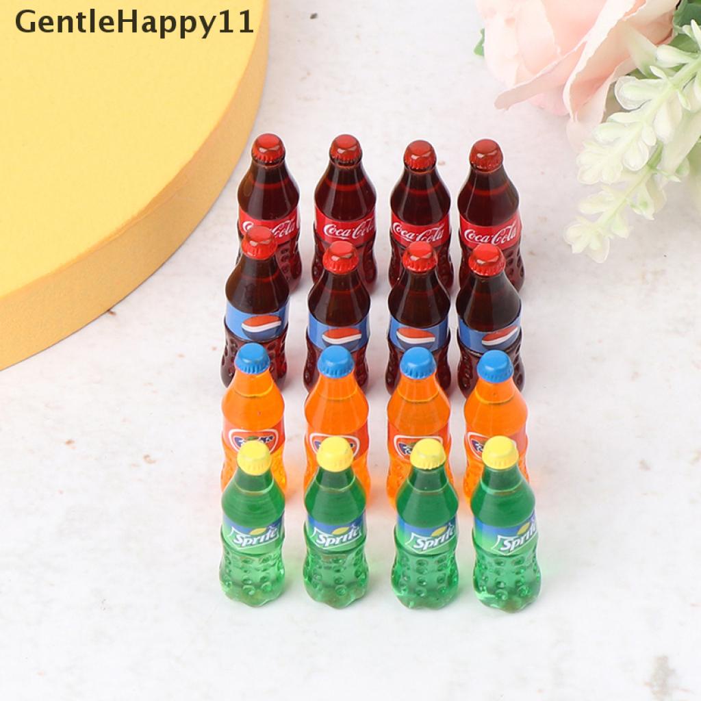 Gentlehappy 4 Pcs Rumah Boneka Miniatur Coke Minuman Soda Air Minum Aksesoris Dapur Mainan