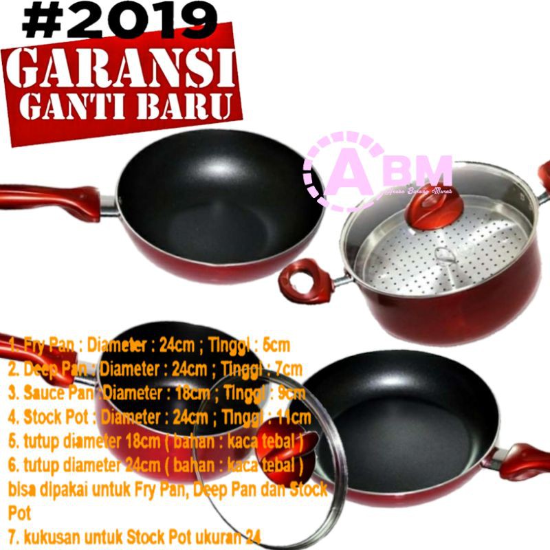 Panci Set Supra Rosemary 7 pcs