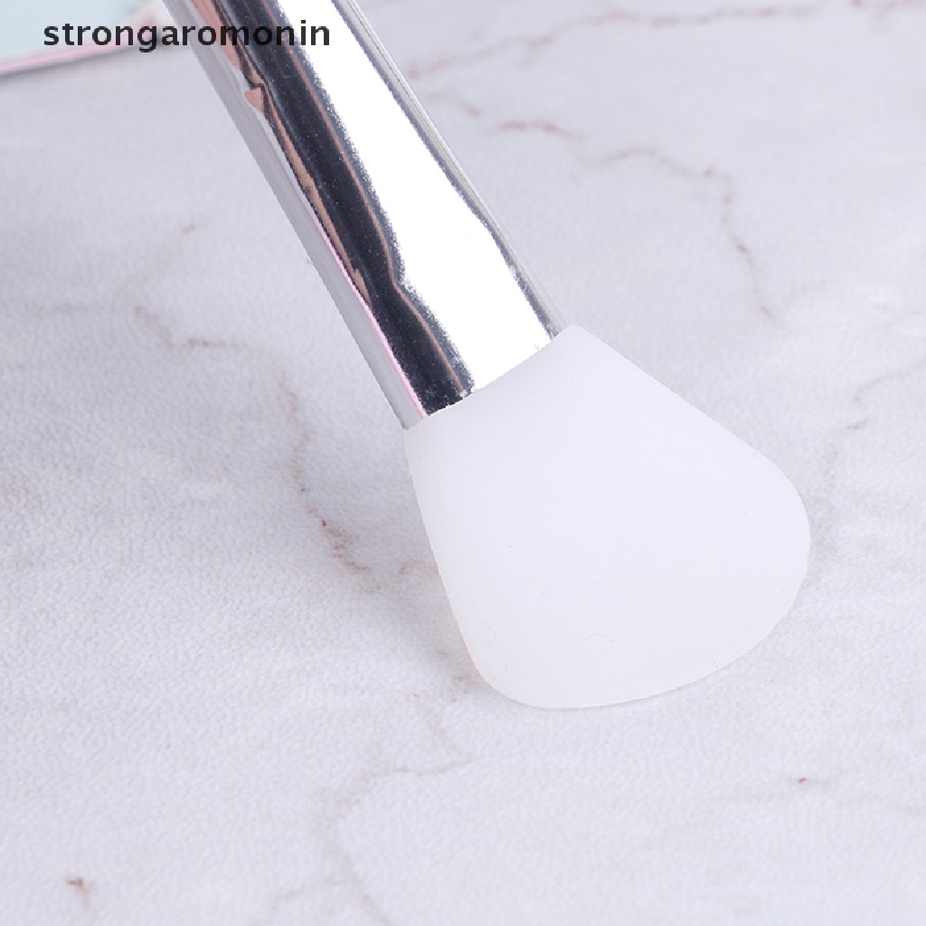 Strongaromonin 1pc brush Silikon Datar Aplikator Kosmetik / makeup / Perawatan Wajah