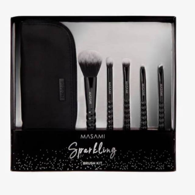 MASAMI SHOUKO Sparkling Brush set + pouch 100% Original