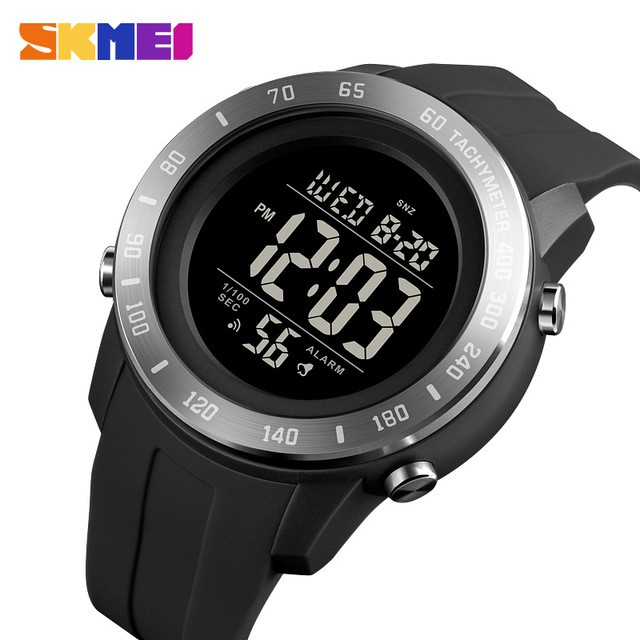 Jam Tangan Pria / SKMEI 1524 Men / Jam Tangan Digital LED ORIGINAL / SKMEI