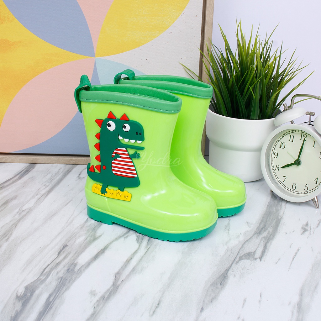 Yodra Dino Kids Anak Jelly  Boots Shoes Import YDR604 Real Pict Sepatu Boots Anak