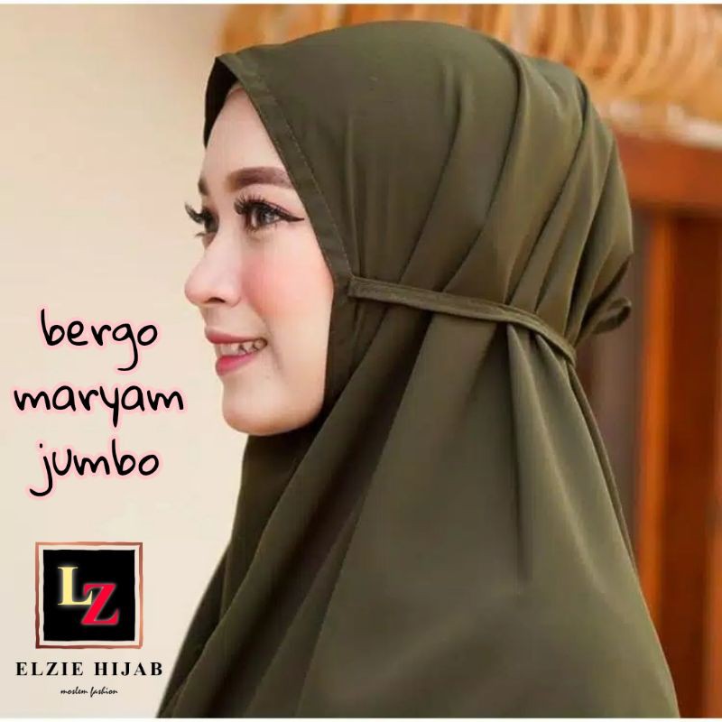 ELZIE HIJAB | JUMBO BURGO MARYAM DIAMOND