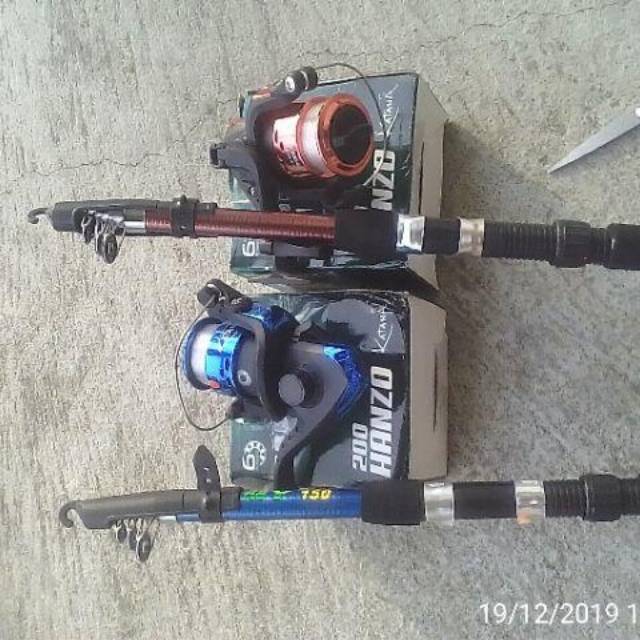 Joran Pancing Simple 1 Set Panjang 1,5m