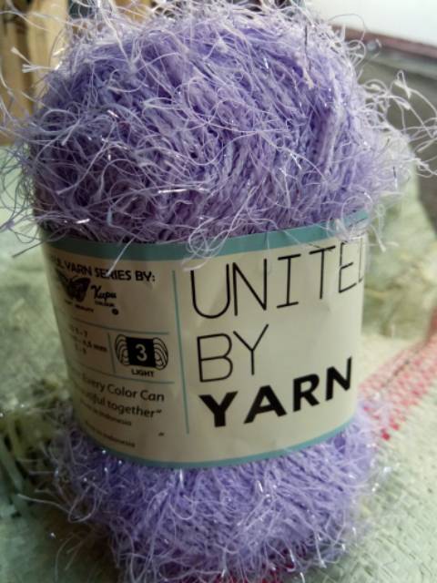 Benang fancy / fancy yarn bahan polyester @50gr