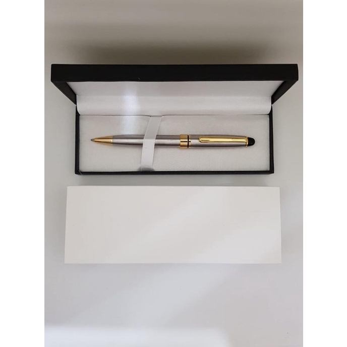 

Pulpen Promosi / Pulpen Elegant Model Montblanc 164 BP Stainless GT