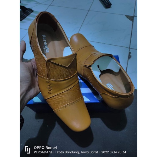 Sepatu Pantofel Kulit Pria Persada 6039 ( Produksi Sendiri )