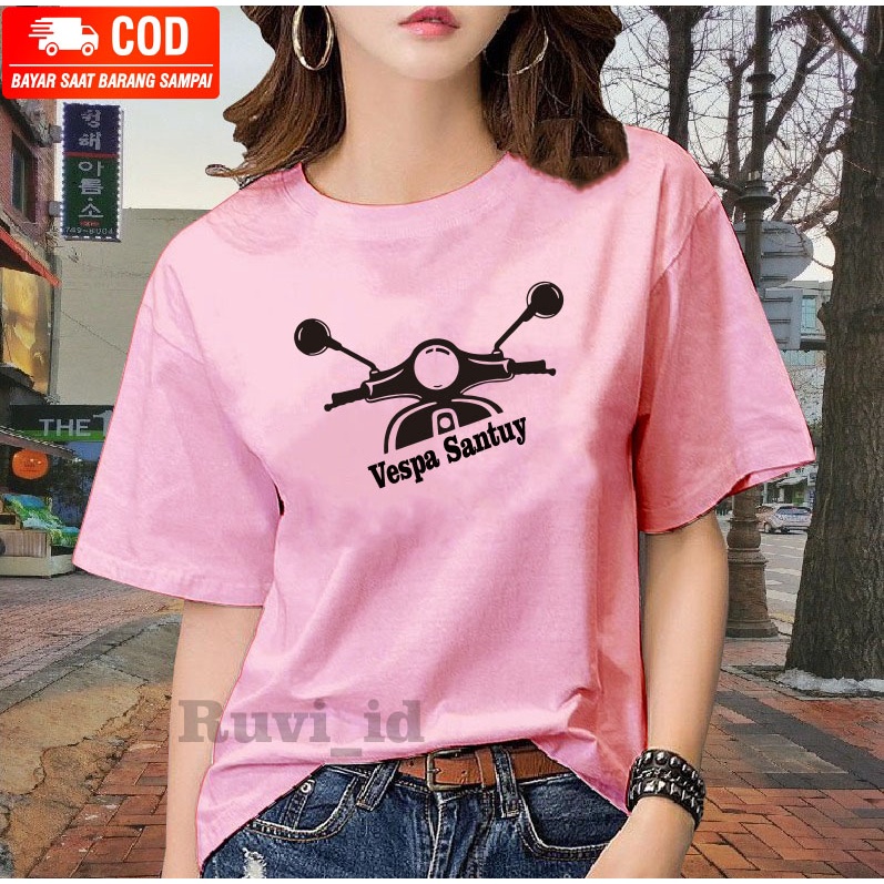 Ruvi_id-BELI 3 KAOS GRATIS HEADSET / KAOS VESPA SANTUY KEKINIAN / KAOS WANITA / KAOS PRIA / KAOS KATUN COMBED / KAOS DISTRO / KAOS KOREA / KAOS OBLONG / KAOS WANITA IMPORT / KAOS REMAJA / KAOS WANITA DEWASA / KAOS OVERSIZE / KAOS TERLARIS / KAOS MURAH