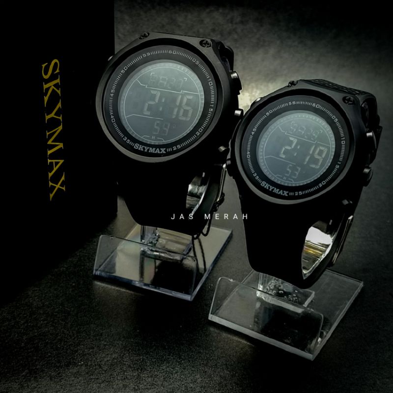 JAM TANGAN COUPLE SKYMAX ORIGINAL WATERPROOF 30 M [GARANSI] INCLUDE BONUS