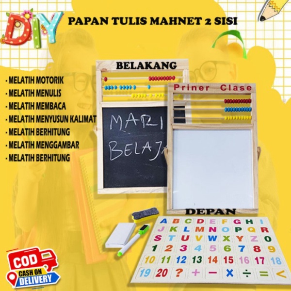 

Promo Mainan Edukasi Anak Papan Tulis Magnetic MULTIFUNCTIONAL BEAD SKETCH Murah