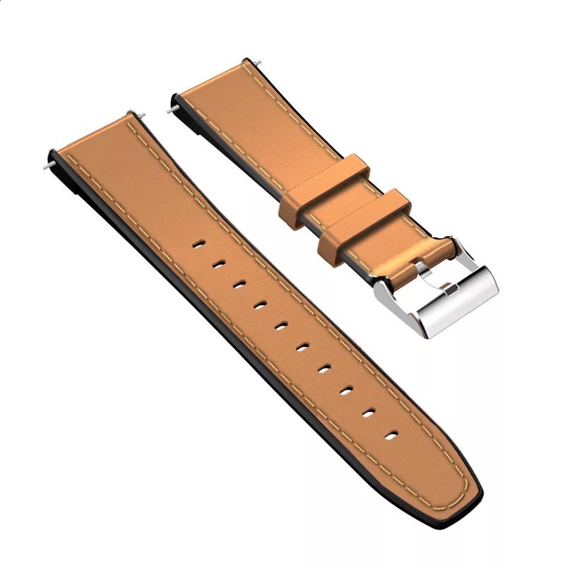 KOSPET WATCH STRAP ORIGINAL Head Layer Cowhide &amp; Silicon 24MM