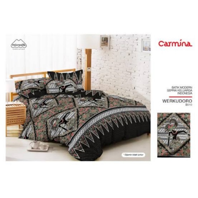 SEPREI + BEDCOVER BATIK CARMINA