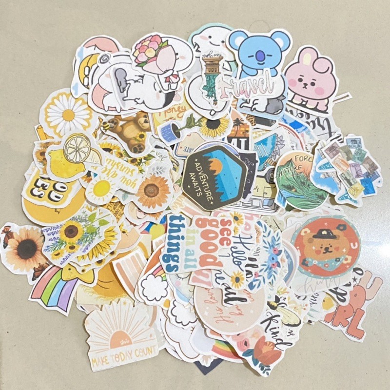 (10 PCS) RANDOM STICKER AESTHETIC CUTE STICKER HP LAPTOP BUJO-4