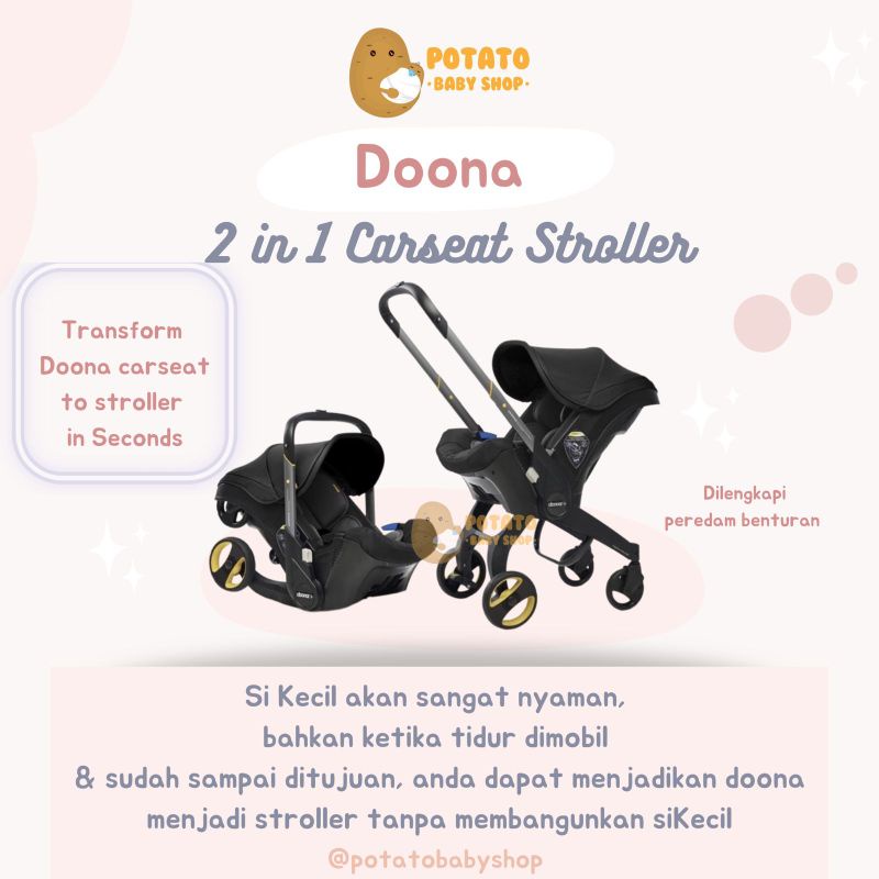 Doona - 2 in 1 Car Seat Stroller