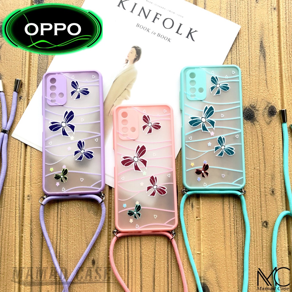 Casing Oppo - Lanyard Sling Case - A15 A16 A1K A31 A37 A3S A5 A9 2020