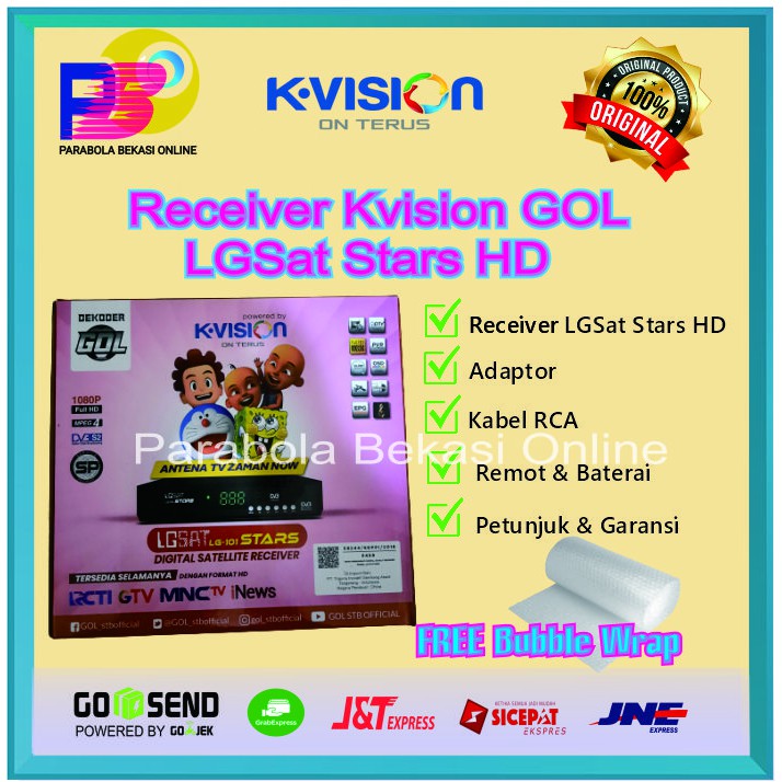 Receiver Kvision GOL LGSat Stars HD