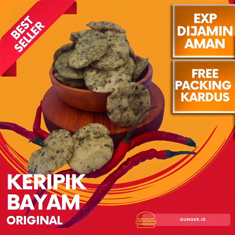 

CEMILAN KILOAN KERIPIK BAYAM ORIGINAL BERAT 250GRAM BEST SELLER