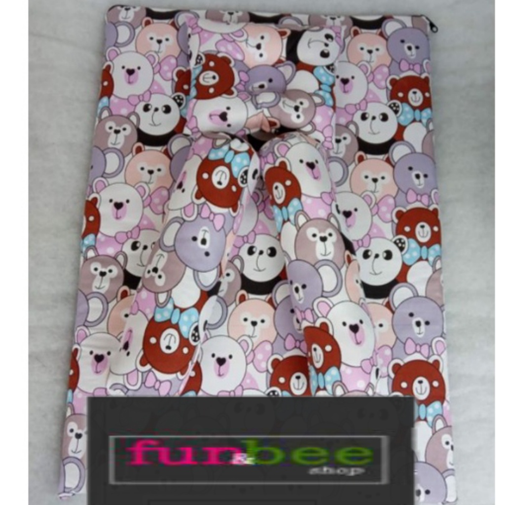 [Baby Bed Set]Bedcover Set Bayi Selimut Bayi Lengkap Dan Murah-matrass panda family