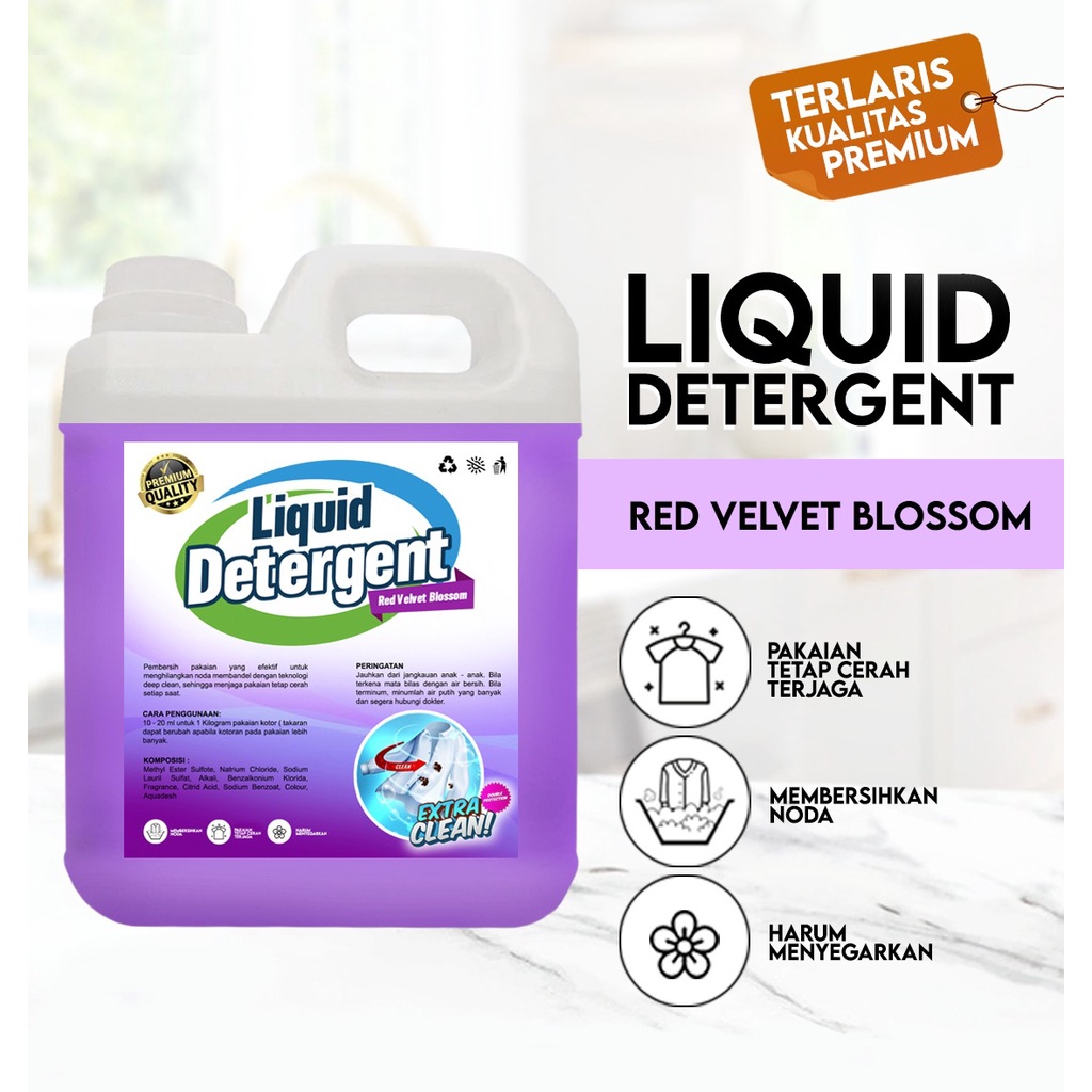 Liquid Detergen 1 Liter SUPER KONSENTRAT PREMIUM - Detergen Cair 1L