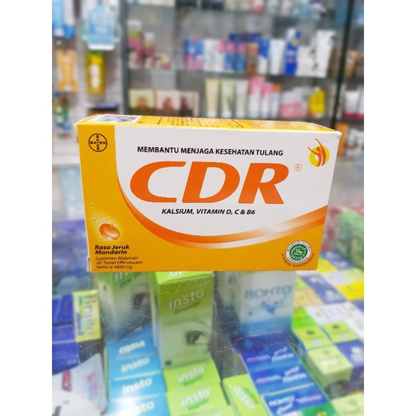 CDR Kalsimum / Multivitamin D, C, &amp; B6 / Daya Tahan Tubuh / Kesehatan Tulang