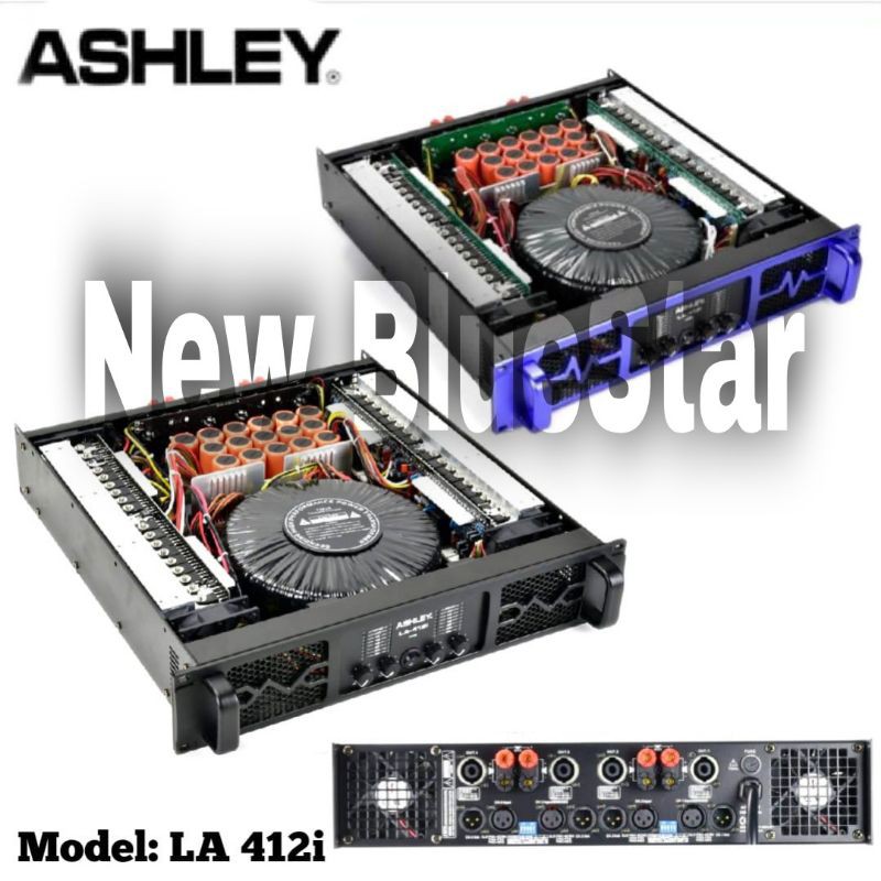Power Ashley LA 412 i Amplifier 4 Channel Ashley LA 412i Class H Original Produk