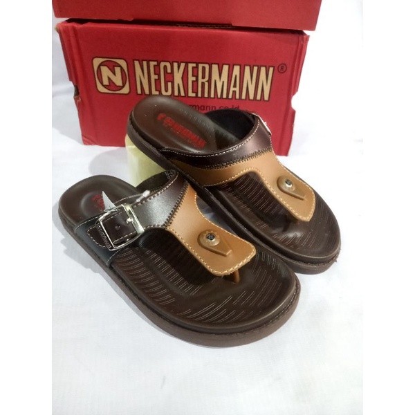 sandal jepit anak laki-laki Neckermann EJ-044 original semi kulit