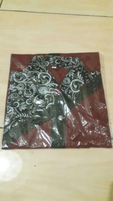 Size M L Xl Xxl Xxxl Bswart Batik Hrb026 Kenongo Hem Pendek Padi Pekalongan M L Xl Batik Pria Murah