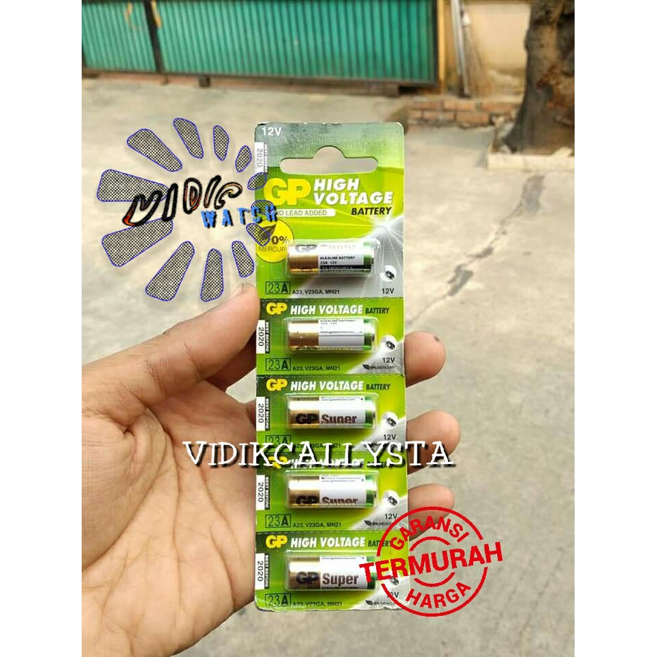 BATREI BATRE BATERAI GP23A GP 23A 23 A 12V ORIGINAL ALKALINE