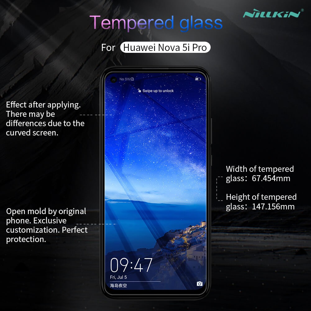 Tempered Glass HUAWEI Nova 5i Pro NILLKIN H+ Pro Anti Gores Kaca