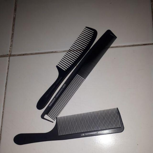 Sisir Potong Rambut Salon Barber Barbershop Toni And Guy 06925 Carbon Antitastic Shopee Indonesia 