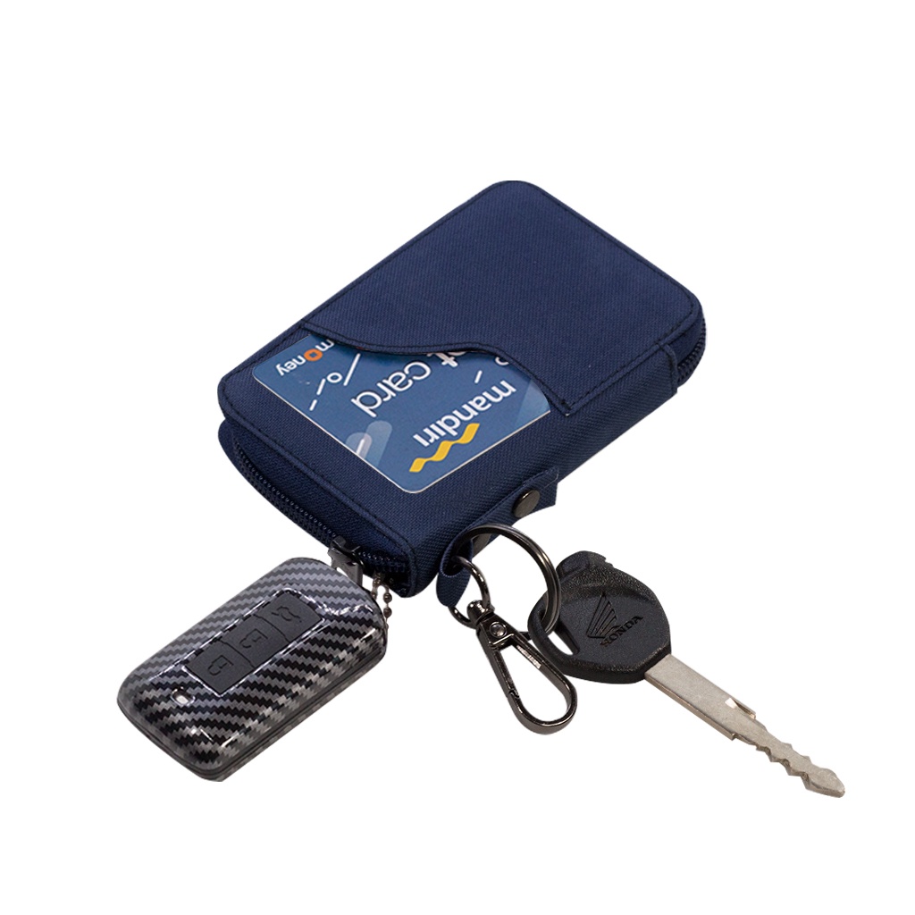 Dompet STNK Motor Mobil Kartu SIM eToll Gantungan Kunci Keyless Smartkey - DSR02