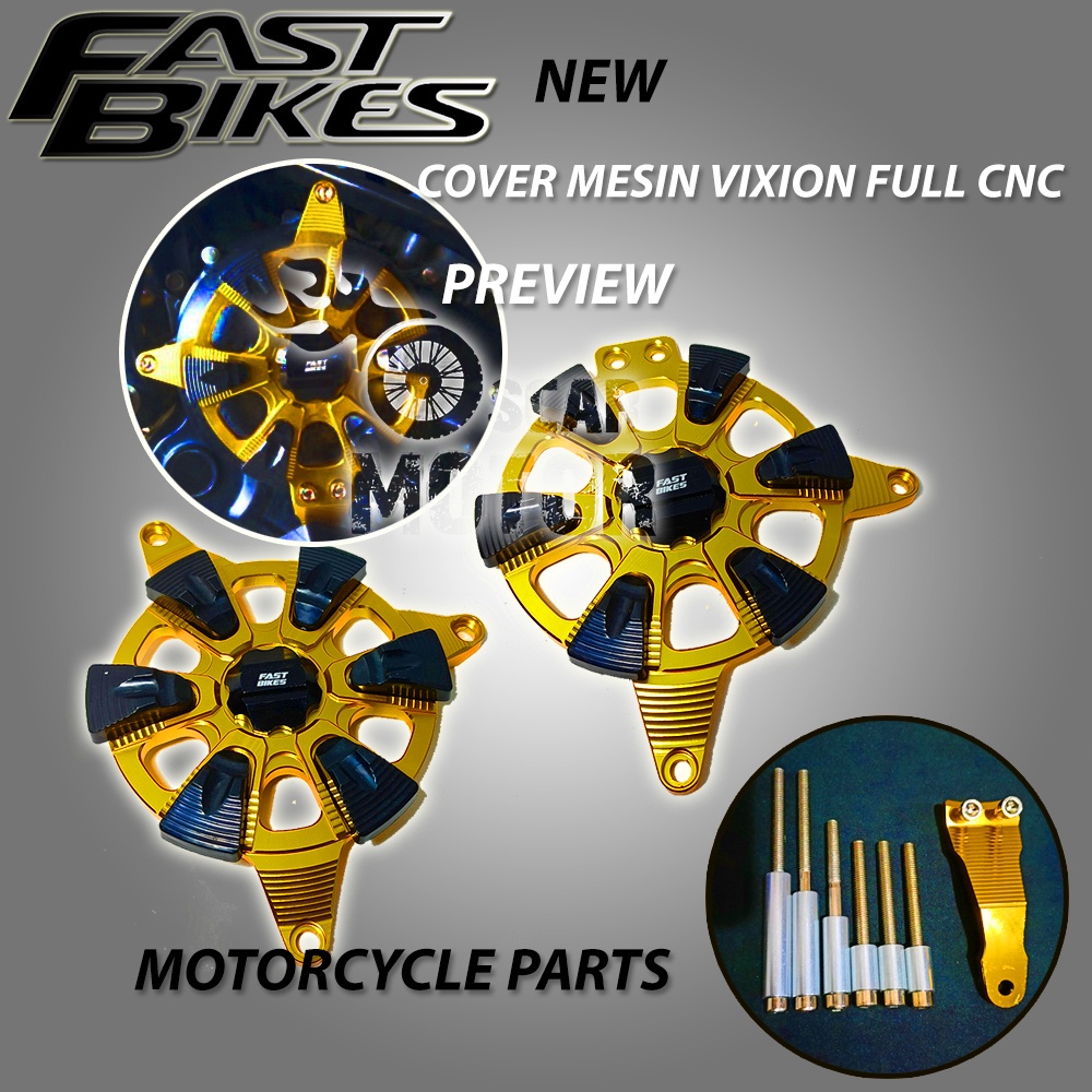 COVER MESIN VIXION FULL CNC FASTBIKES NEW PELINDUNG MESINMOTOR HIGHEND motor