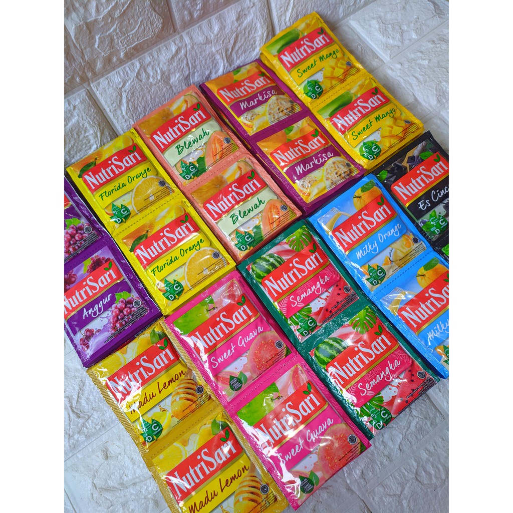 Nutrisari Renceng Minuman Nutri Sari Serbuk Instant Isi 10 Sachet