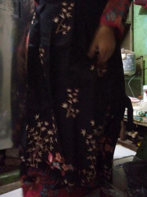 Batik Couple Keluarga Sania Ruffle Ori Ndoro Jowi Dnt Motif Kipas