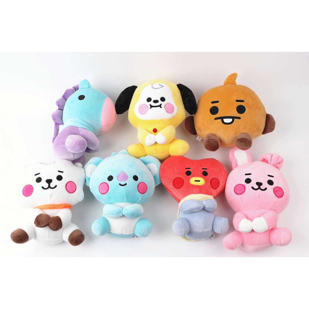 7pcs / Set Boneka Kartun Kpop   20cm Bahan Plush Untuk Dekorasi / Hadiah Anak