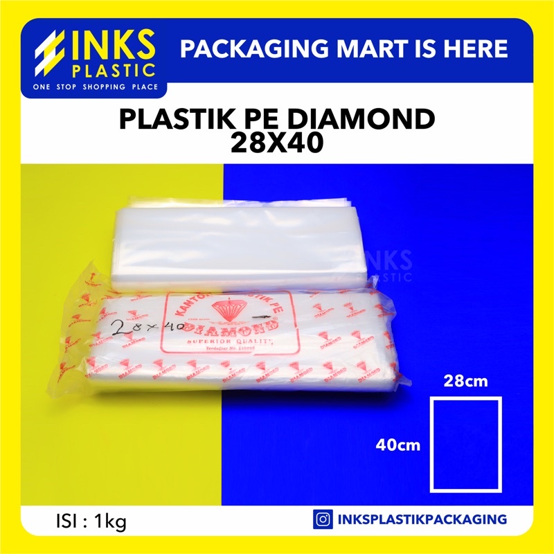 Distributor Plastik Pe Diamond 28 X 40 X 0,8 lbjWeaDTKKVRMmj