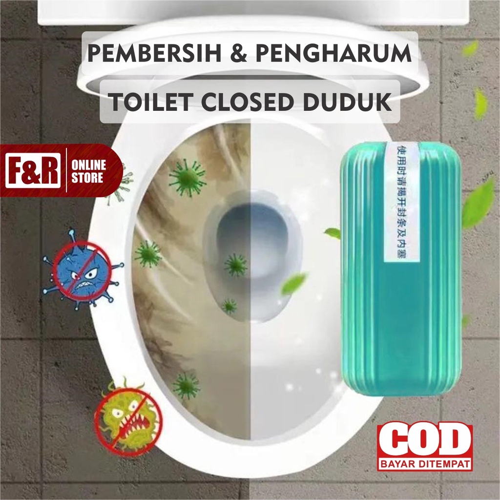 Pembersih Kloset Duduk Pengharum Toilet Penyegar Pembersih Toilet Duduk Pewangi Closet Duduk Flush