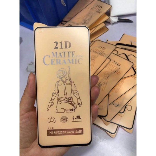 realme C20 realme C21 realme C25 tempered glass matte ceramic antigores anti minyak clear matte