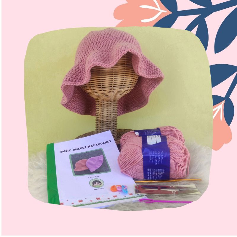 crochet kit hobi produktif me time