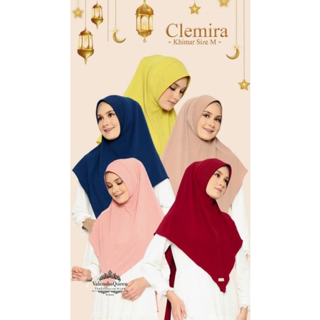 VALENSHA QUEEN CLEMIRA SIZE M JERSEY/KHIMAR JERSEY SYARI JUMBO