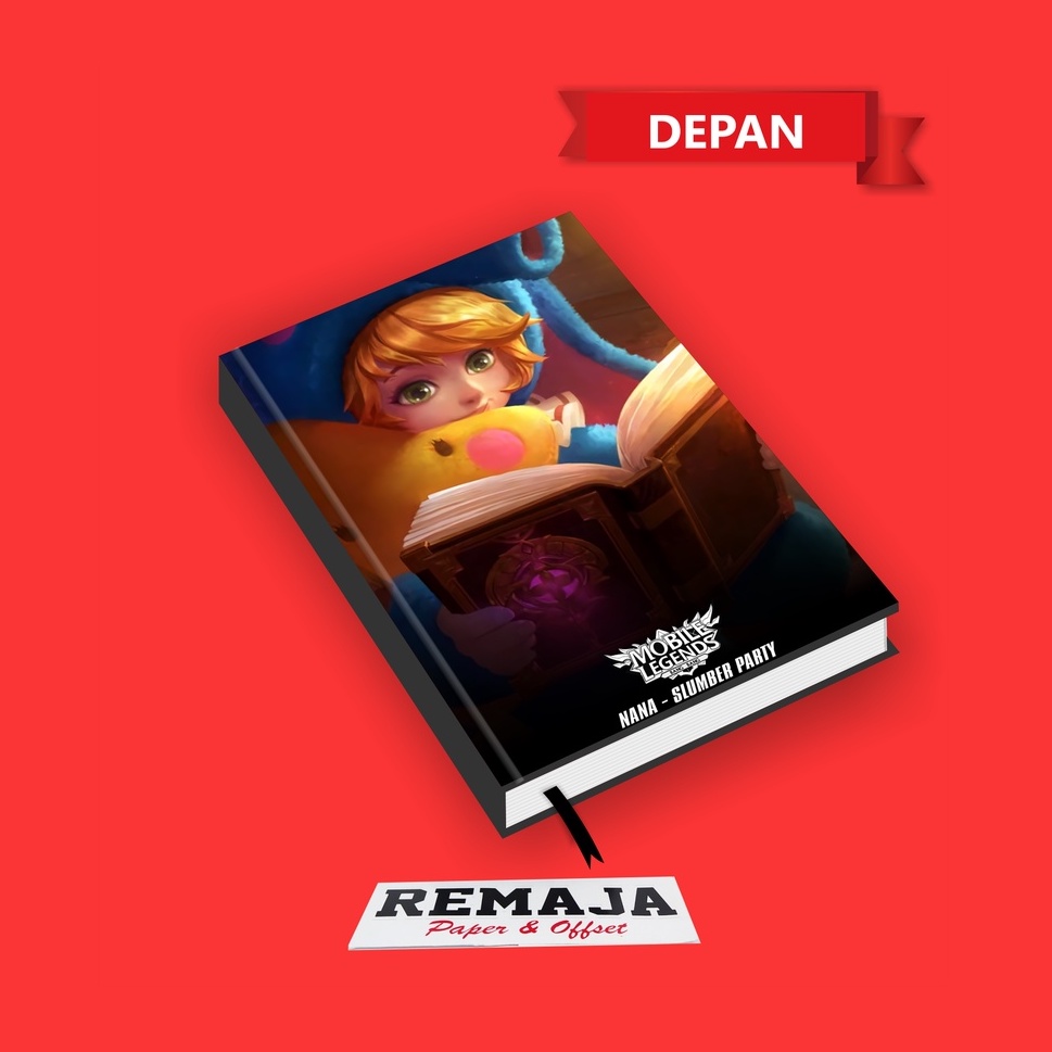 

Pocket Book/Note Book Hardcover Mobile Legend NANA A6 & A5 / Buku Tulis Catatan Notes