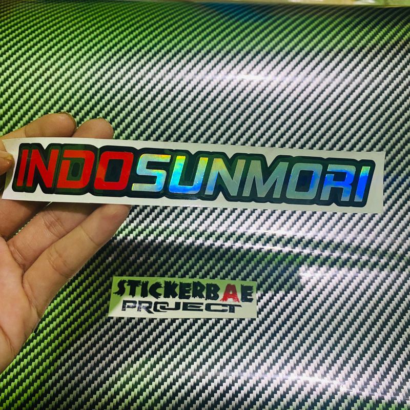 ready stok sticker indo sunmori bahan cutting sticker bukan printing