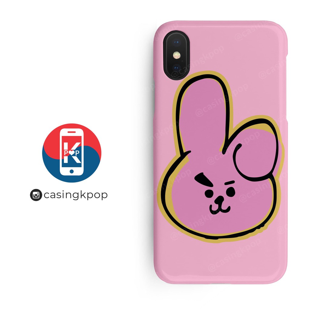 CASEME CASING HP KPOP XIAOMI/OPPO/VIVO/SAMSUNG/iPHONE COOKY BT21 FACE